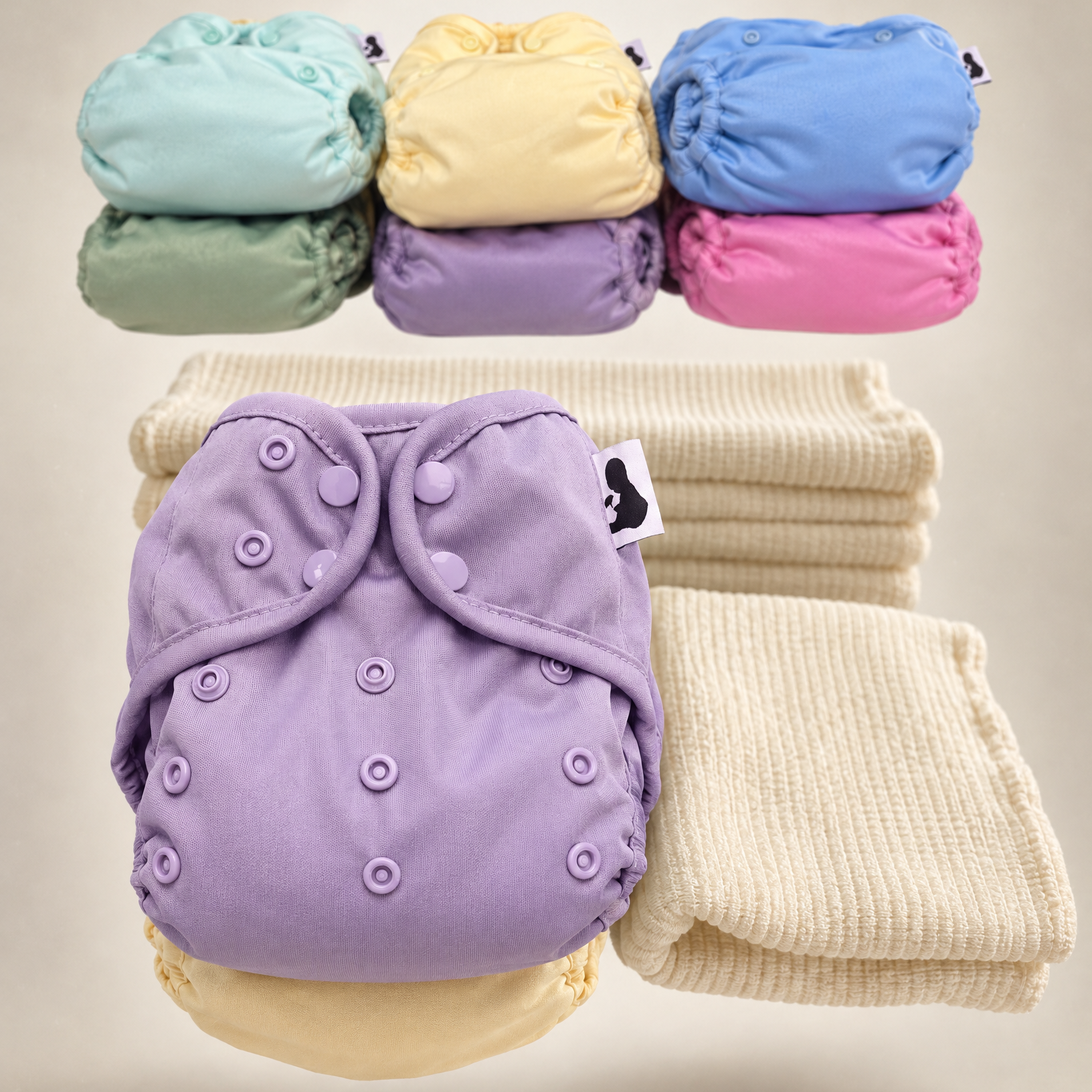 Cloth Nappy Starter Kit - Infant, full kit