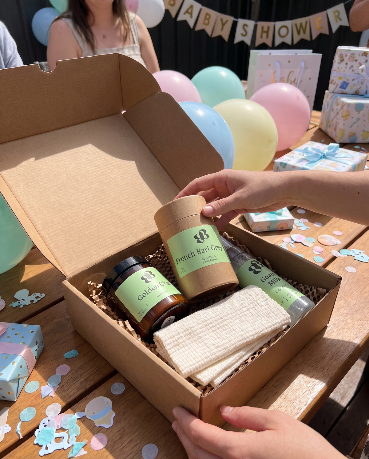 Gentle Indulgence Set, baby shower gift