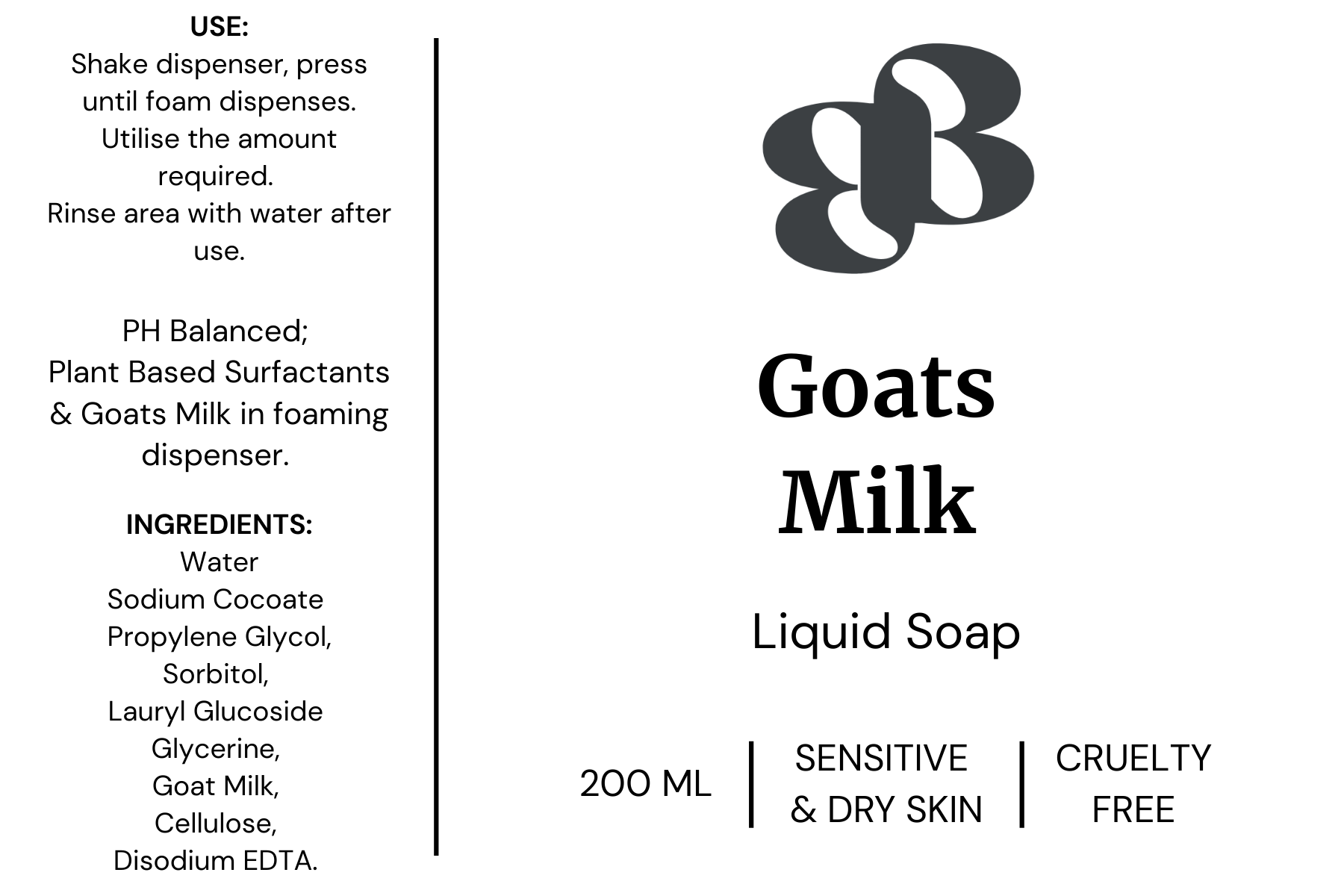 Goats Milk Liquid Soap