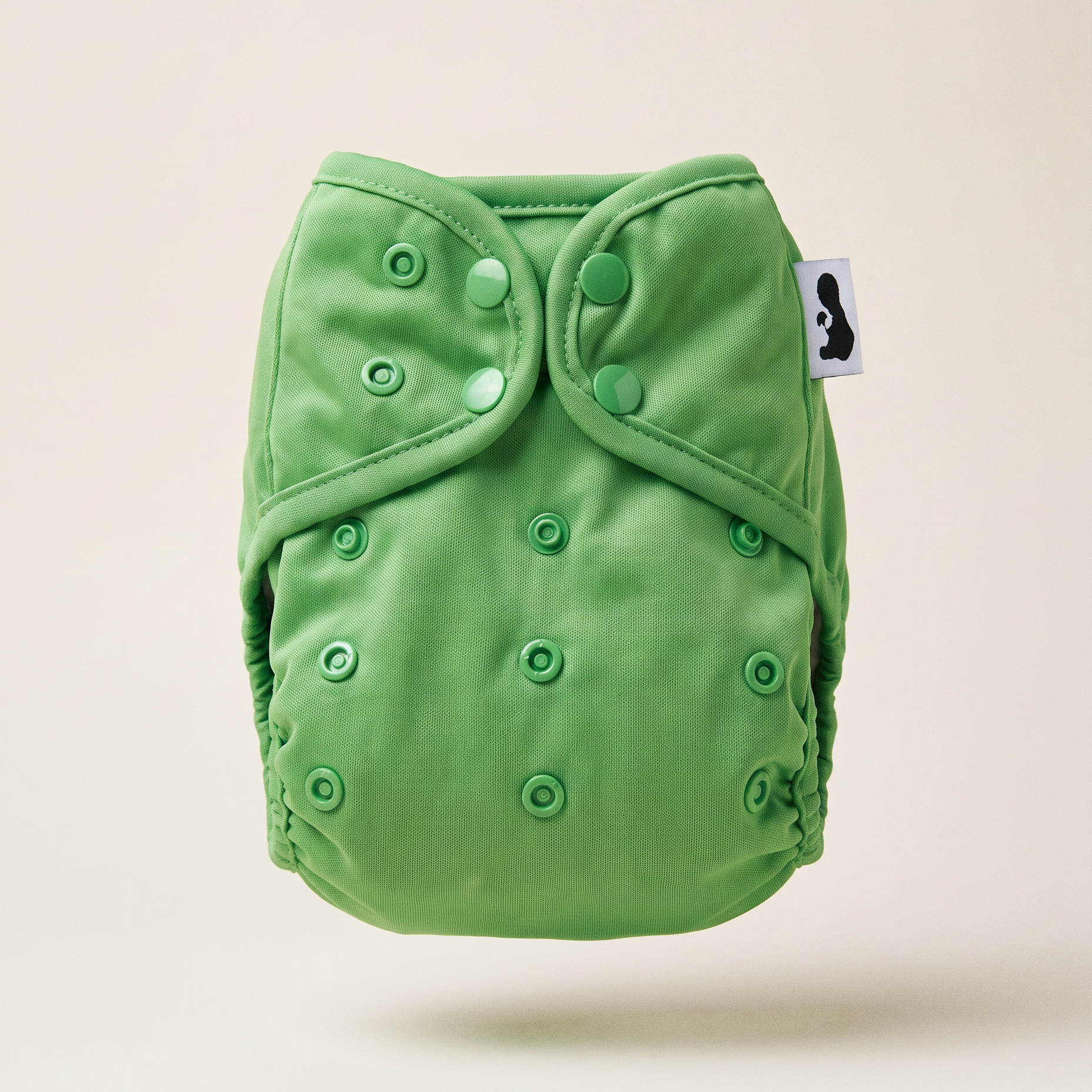 Green - Nappy Cover, front view