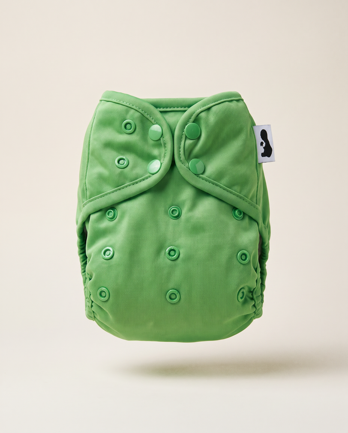Green - Nappy Cover, front view