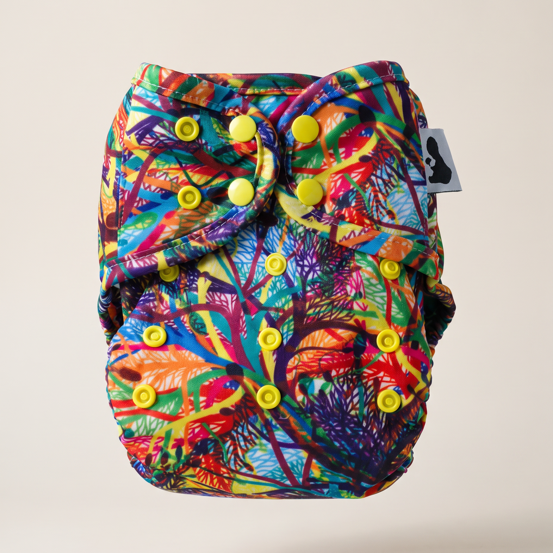 Rainbow Fern - Nappy Cover