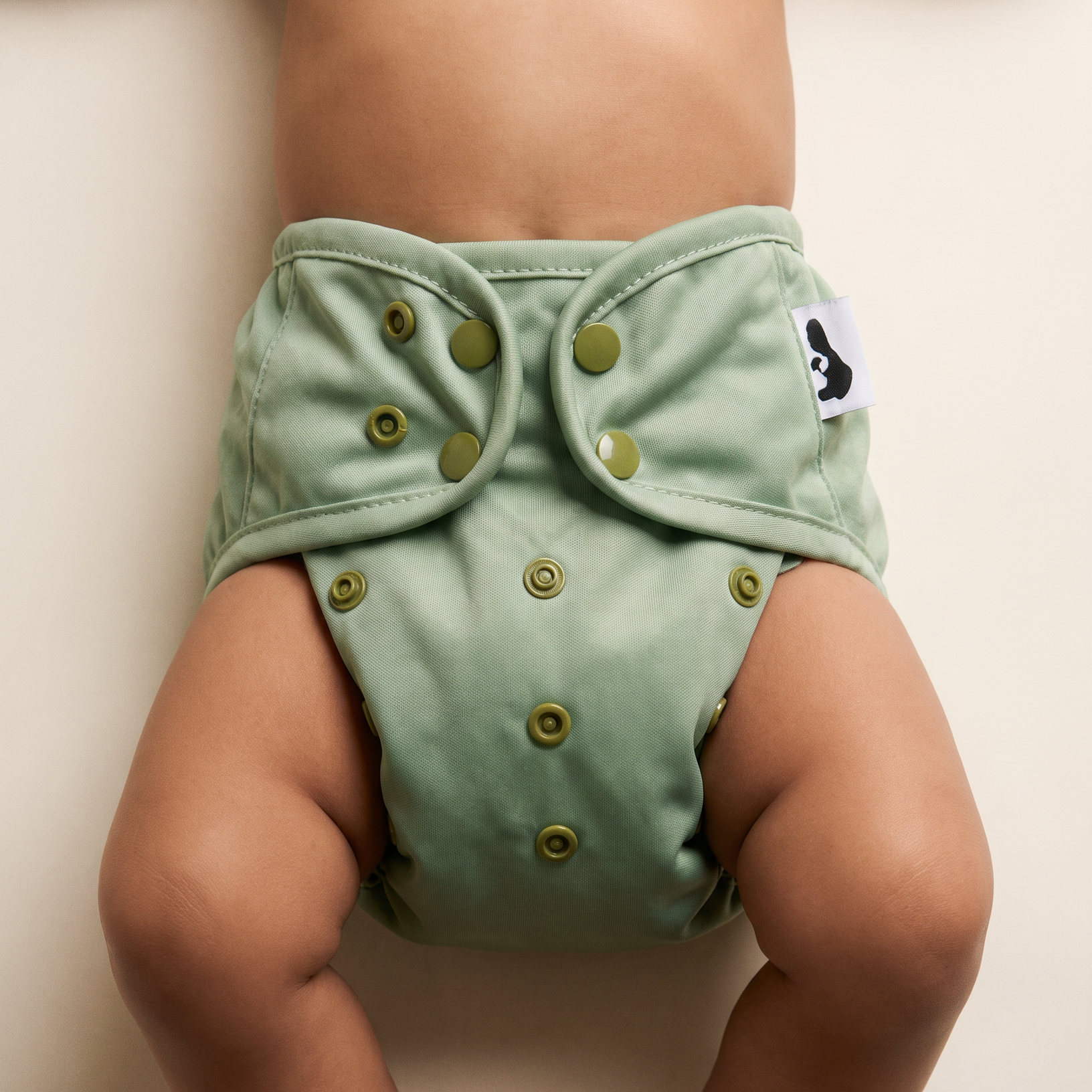 Spruce - Nappy Cover, on baby