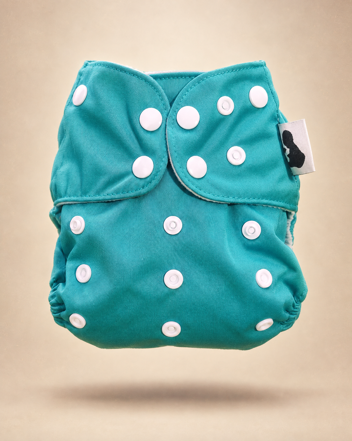 White Buttons - Pocket Diaper
