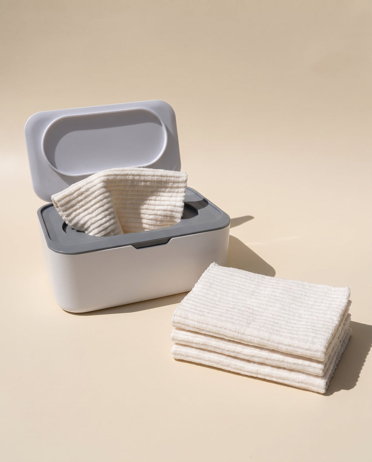 Botanic Baby cotton wipes in a dispenser